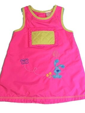 Vintage Blue’s Clues Embroidered Toddlers Dress Y2K 
Size 3T